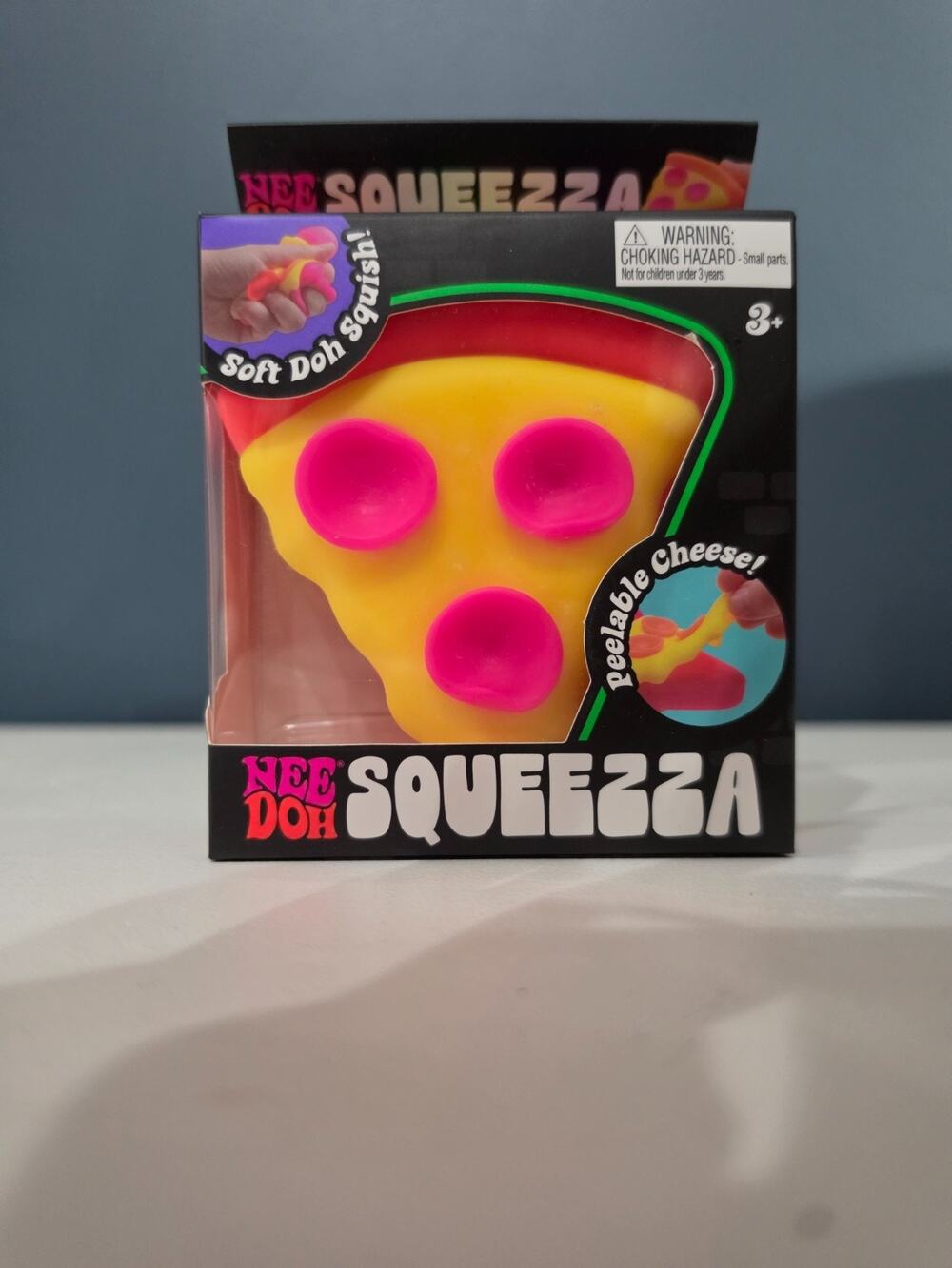 NeeDoh Squeezza Pizza Schylling Squishy Fidget Stress Toy NEW Sealed